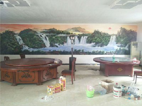 奉新墙绘-写实风景