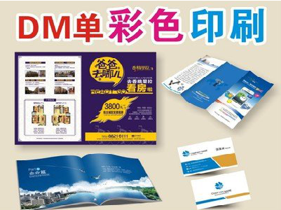奉新单页印刷，色彩搭配简单。