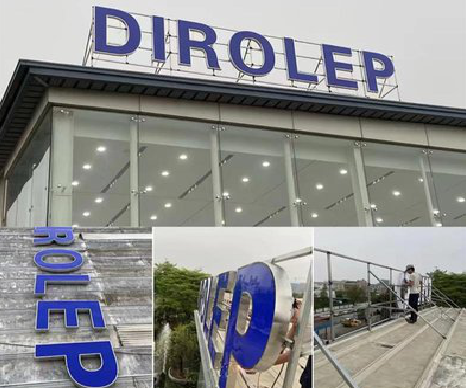 奉新楼顶发光字安装的注意事项。